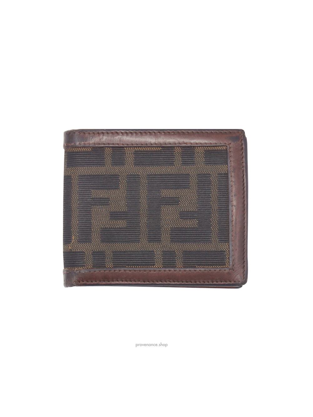🔴 Fendi ID Bifold Wallet - FF Zucca